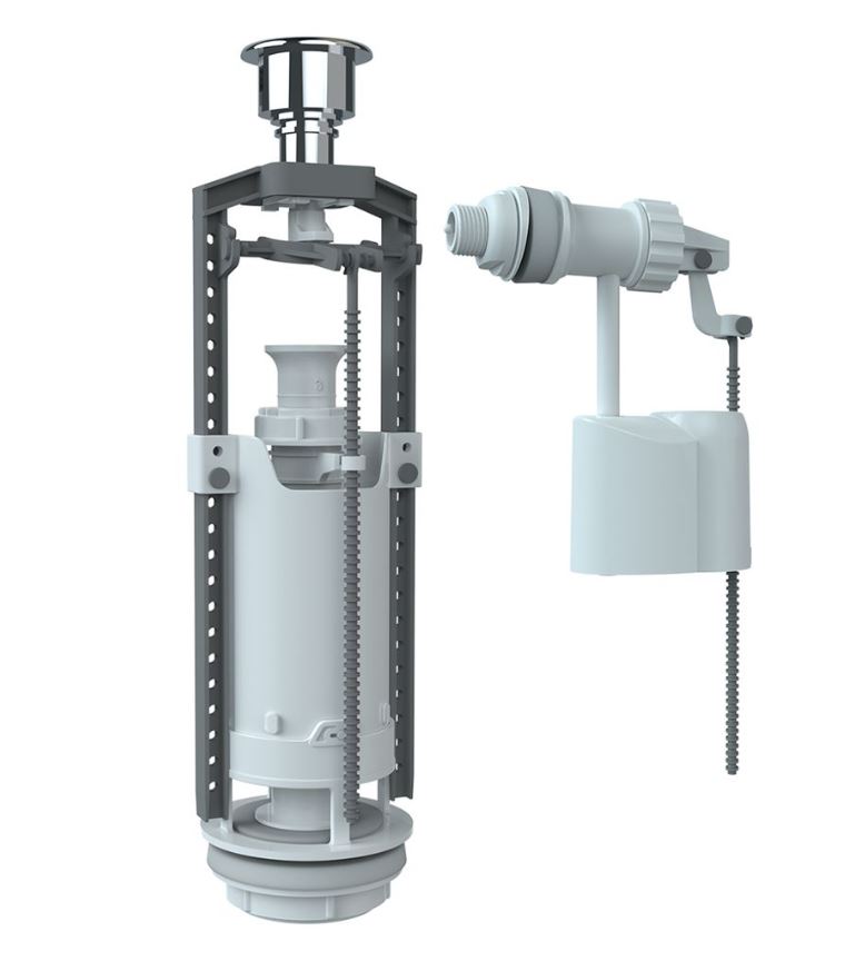Арматура к см/б UNICORN SM-B/H хром боков.подвод