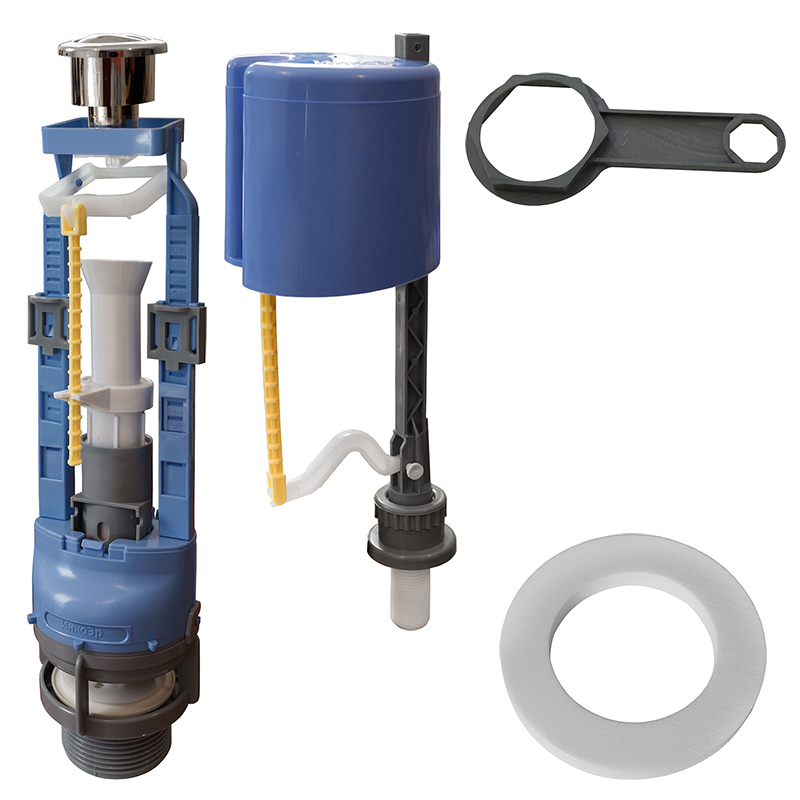 Арматура к смывному бачку 2-х кнопочный ИНКОЭР D40 (и-сб2м-нпрф-хх-ккрпс)