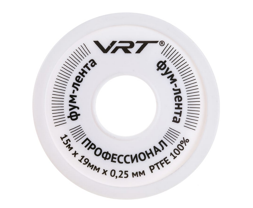 Лента фум VRT для гирметизацции 19мм*0,25мм*15м
