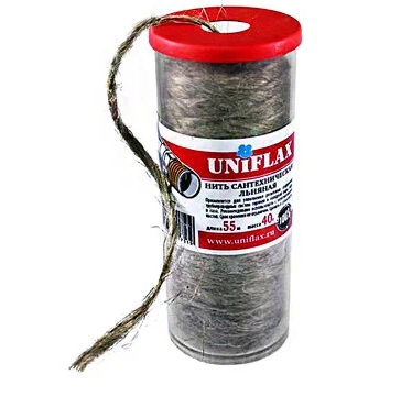 Лен сантехнический 40г в тубе UNIFLAX 55м