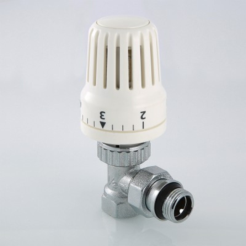 Клапан VALTEC с термостатической головкой для радиатора угловой 1/2" VT.047.N.04