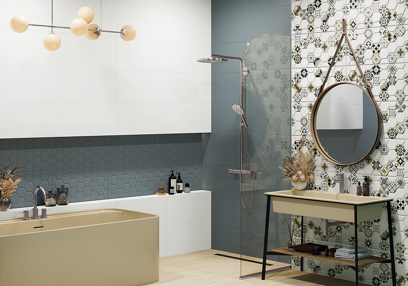 Плитка настенная Edelweiss Blue WT36EDW13 30x60