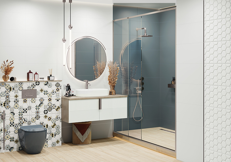 Плитка настенная Edelweiss Blue WT36EDW13 30x60