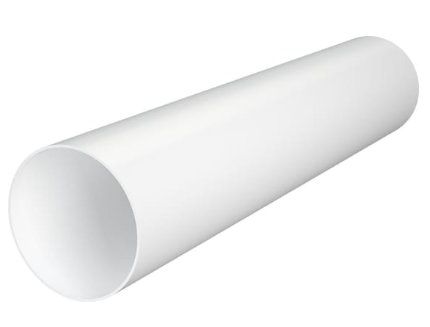 Воздуховод ЭРА ВП D150 L0,5м пластик