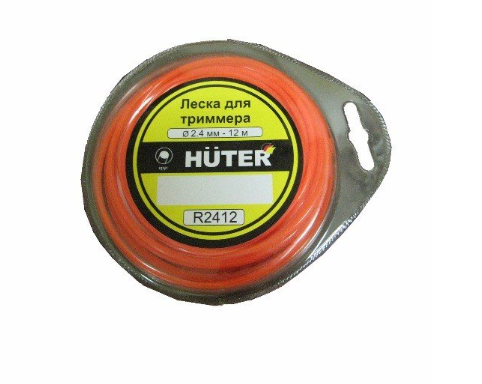 Леска Huter R2412 2,4ммх12м круг