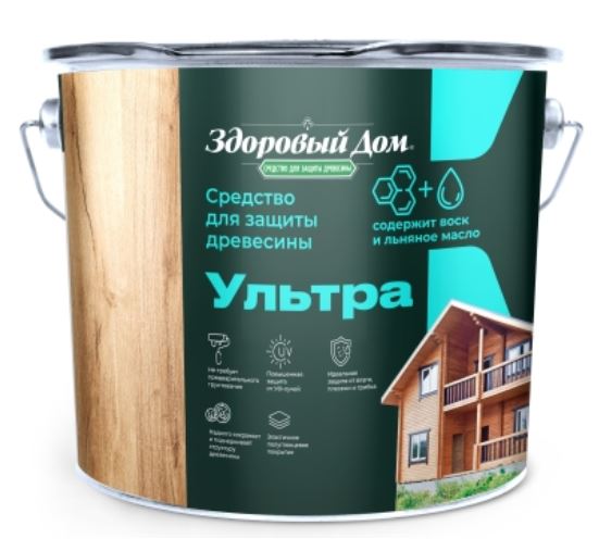 Антисептик Здоровый Дом Ультра Бесцветный 2,7л
