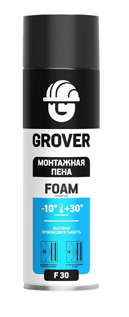 СО Пена монтажная GROVER F30 стандартная всесезонная 500мл