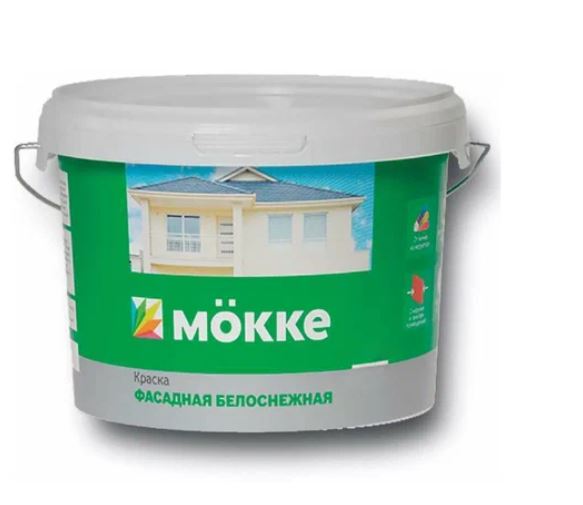 Краска акриловая фасадная MOKKE 3кг