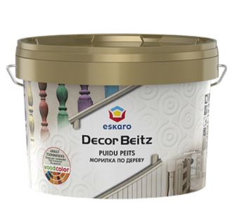 Морилка акриловая по дереву Eskaro Dekor Beitz 2,7л