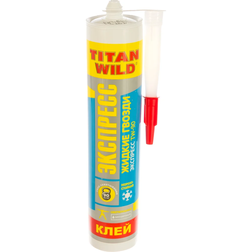 Клей ЖГ монтажный экспресс Titan Wild 310мл/260г Клей ЖГ монтажный экспресс Titan Wild 310мл/260г