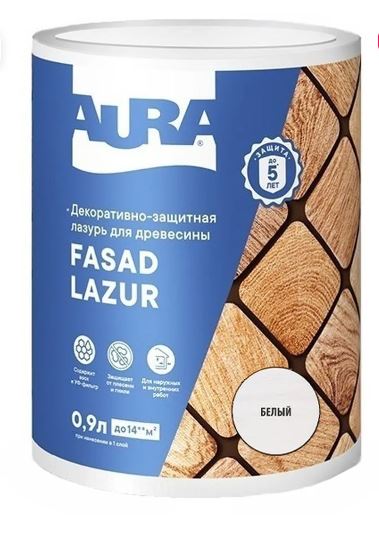 Антисептик Aura Fasad Lazur бесцв 0,9л