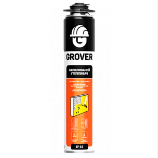 Напыляемый утеплитель GROVER TF45 ST 850мл проф.всесезон Напыляемый утеплитель GROVER TF45 ST 850мл проф.всесезон