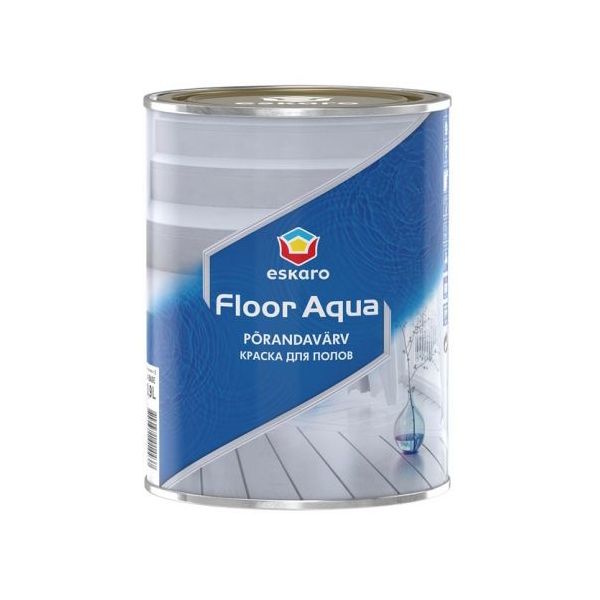 Краска для пола Eskaro Floor Aqua TR 0,9л