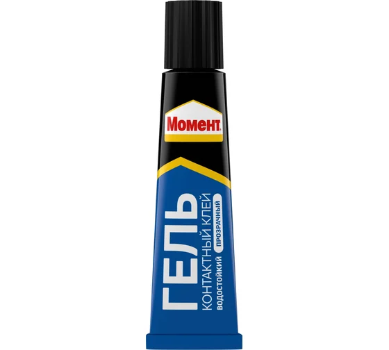 Клей контактный Момент ГЕЛЬ прозрачный 30мл