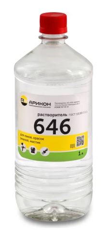 Растворитель 646 пэт 1л