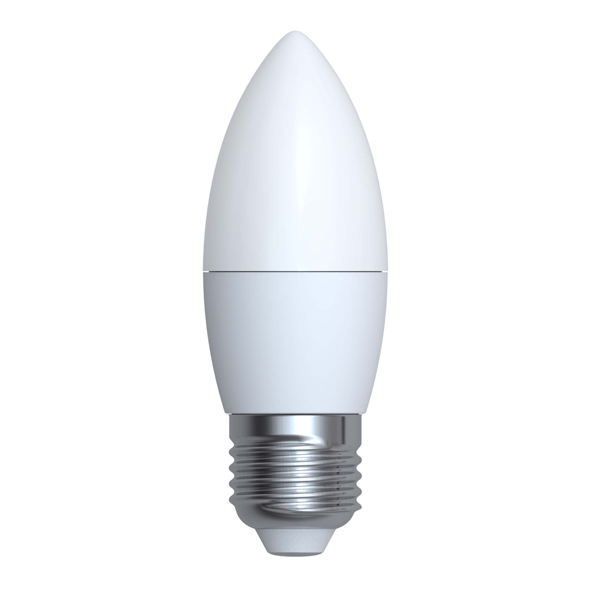 Лампа LED PREMIUM C37-6W-E27-W 4000K Включай