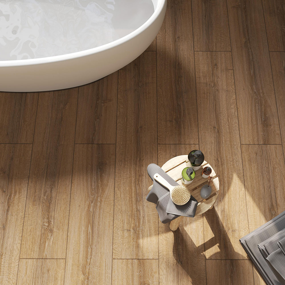 Ламинат Egger Large Aqua с EPL184 Дуб Шерман коньяк коричневый 33 класс Ламинат Egger Large Aqua с EPL184 Дуб Шерман коньяк коричневый 33 класс