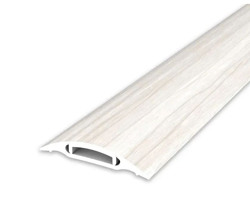 Порог Идеал с монтажным каналом 42мм 0,9м Клен белый