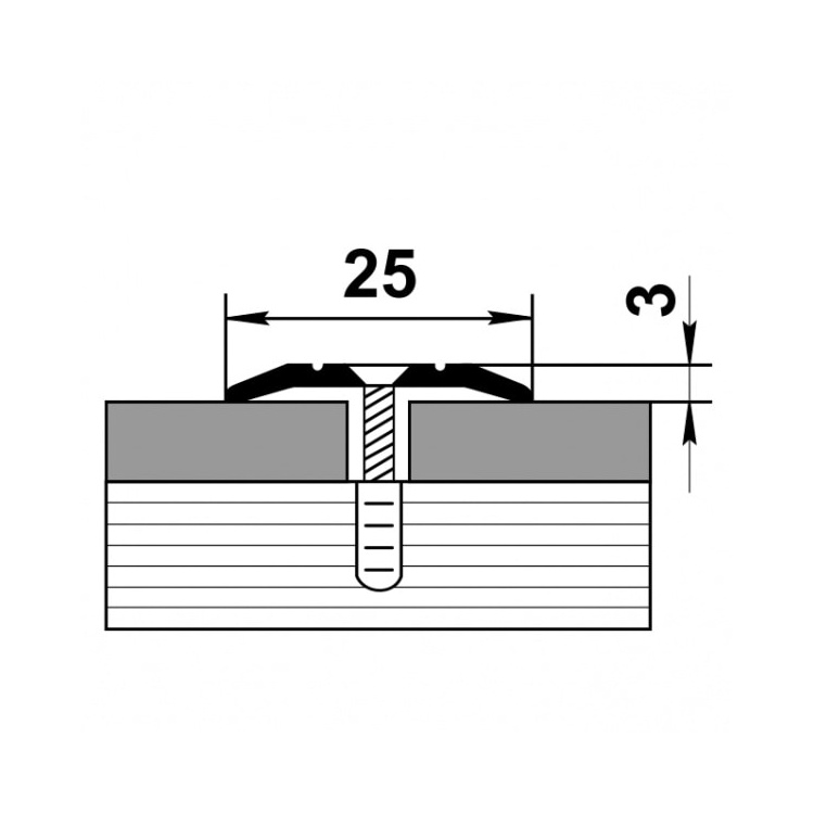 Профиль стыкоперекрывающий ПС-01.1800.R173 дуб выбеленый Профиль стыкоперекрывающий ПС-01.1800.R173 дуб выбеленый