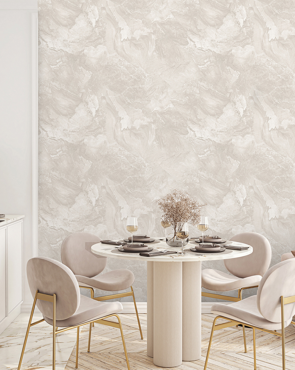 Обои флизелиновые Accento Rio 287792 бежевые 1.06x10м