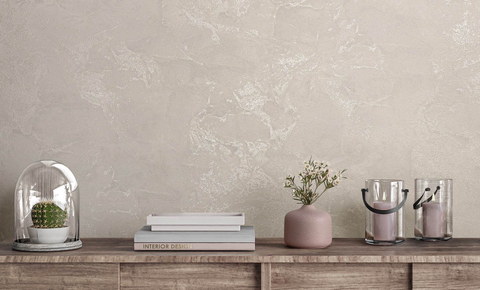 Обои флизелиновые Ateliero ANCORE 589925 бежевые 1.06x10м