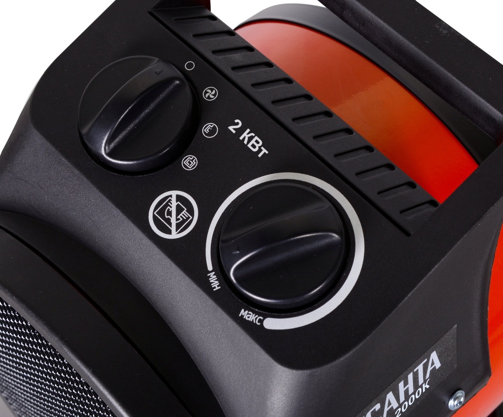 Тепловая пушка электрическая Ресанта ТЭПК-2000К 2кВт 120м3/ч 220В керамическая