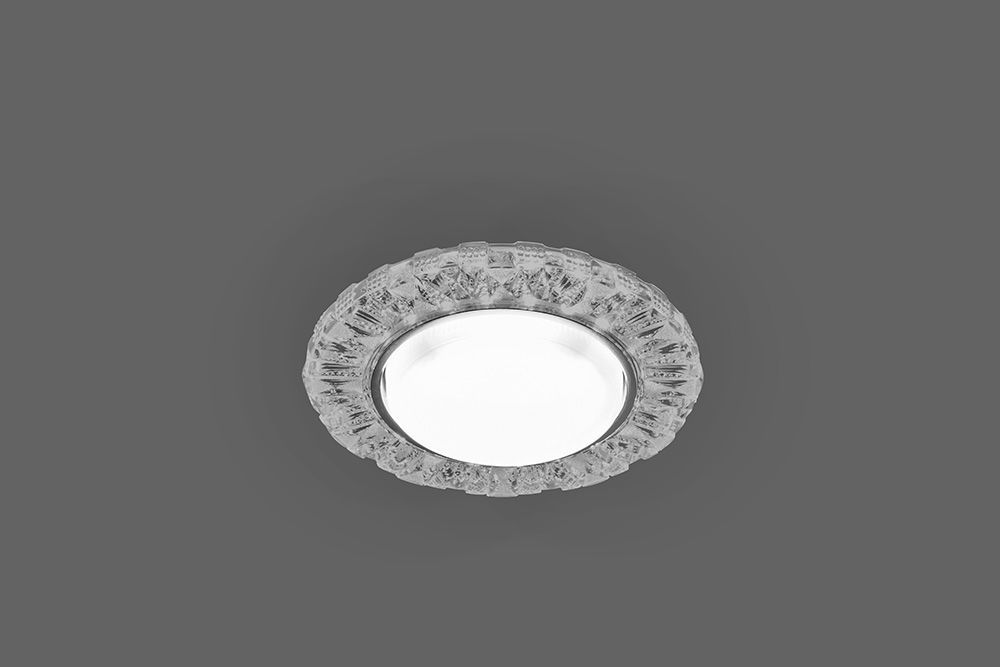 Светильник Feron CD4023 15W SMD 4000K GX53 прозрачный/хром 29476