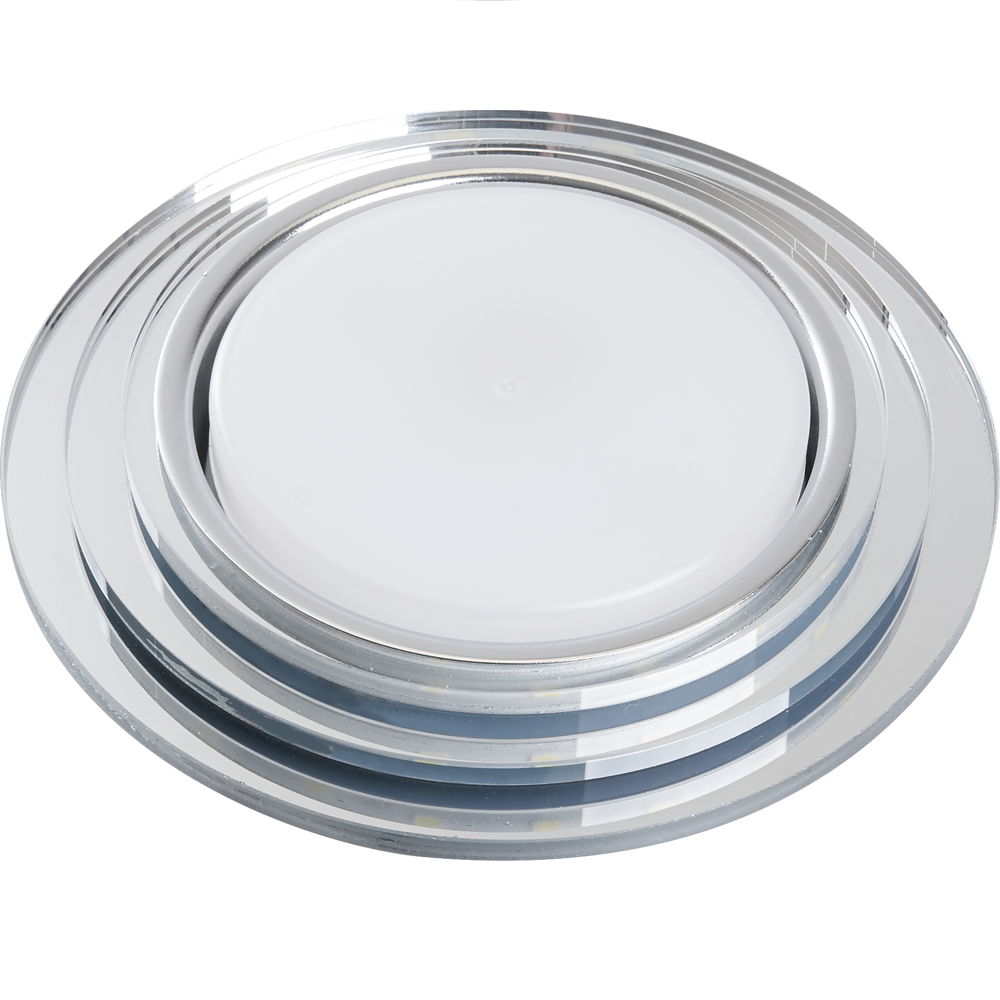 Светильник Feron CD5024 15W 4000K GX53 прозрачный хром 40524 Светильник Feron CD5024 15W 4000K GX53 прозрачный хром 40524