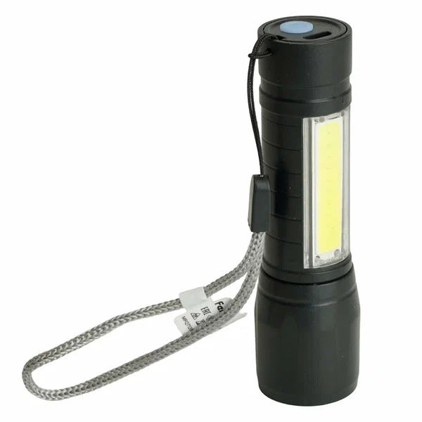 Фонарь аккумуляторный светодиод.ручной USB ZOOM TH2408