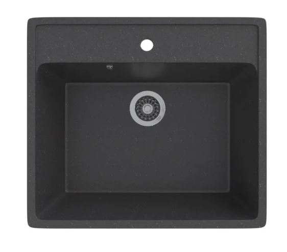 Мойка ML-GMS21 (308) стандарт прямоуг. черный