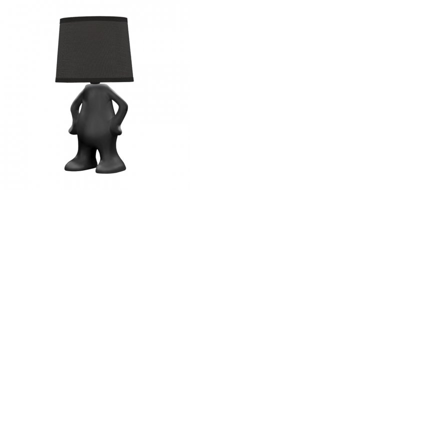 Светильник Человечек Е27 черный с черн.абажуром REXANT