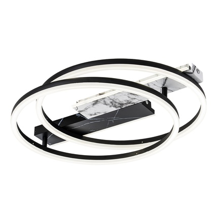 Светильник Escada 10252/2 LEDх90W Black/White marble