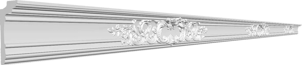 Плинтус потолочный Glanzepol GP-92 63*30 2м