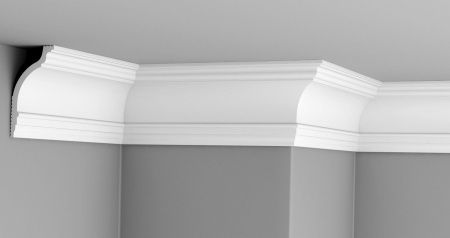 Плинтус потолочный Glanzepol GPX-21 110*60 2м