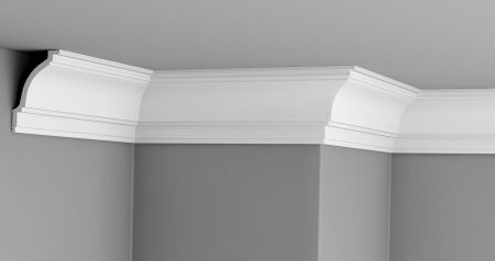 Плинтус потолочный Glanzepol GPX-24 90*60 2м