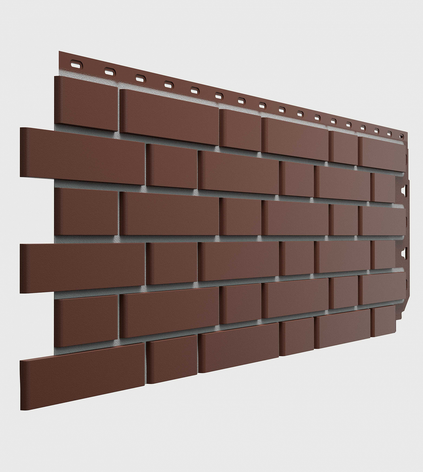 Панель фасадная DOCKE Flemish коричневый 1095*420мм