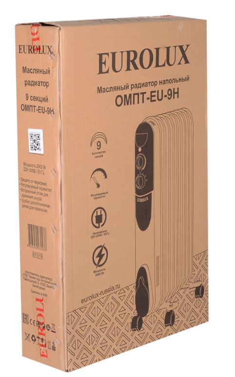 Радиатор Eurolux ОМПТ-EU-9H