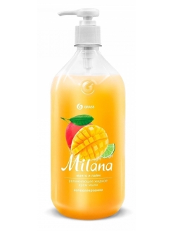 Жидкое крем-мыло Milana манго и лайм 1000 мл GraSS