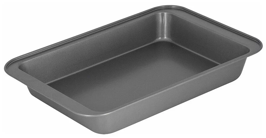 Форма д/запекания и выпечки Мариетта св-серый/корич. 37,5*25*5см Форма д/запекания и выпечки Мариетта св-серый/корич. 37,5*25*5см