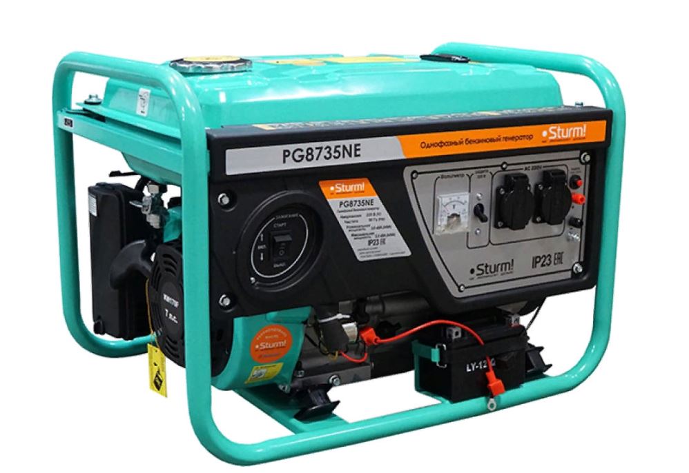 Генератор Sturm! PG8735NE 3,5/3,0КВт 15л 220В ручной запуск
