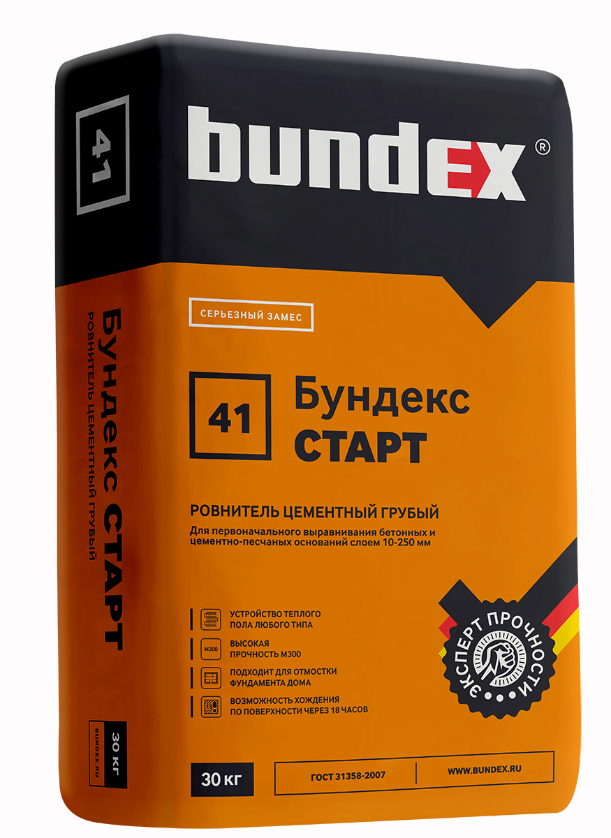 Стяжка высокопрочная Bundex Старт 30 кг