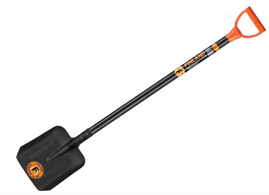 Лопата совковая FINLAND с ребрами жесткости 1456-Ч