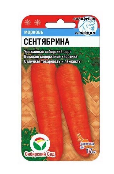 Морковь Сентябрина СибСад Ц