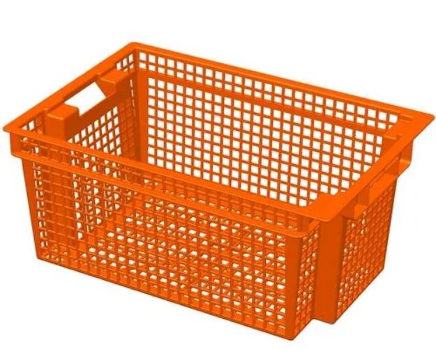 Ящик для овощей 60x40x20см оранжевый