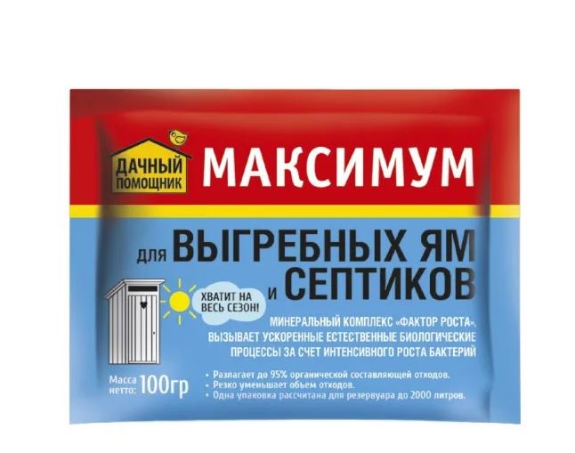 Дачный помощник Максимум д/септиков и выгребных ям 100г