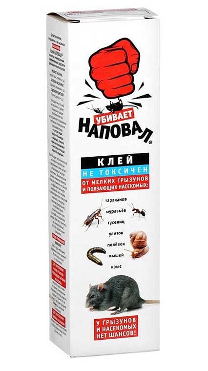 Клей от грызунов Наповал в тубе 135г