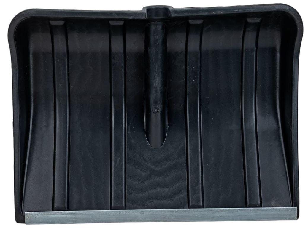 Лопата снеговая 490х370мм б/черенка пласт. с планкой