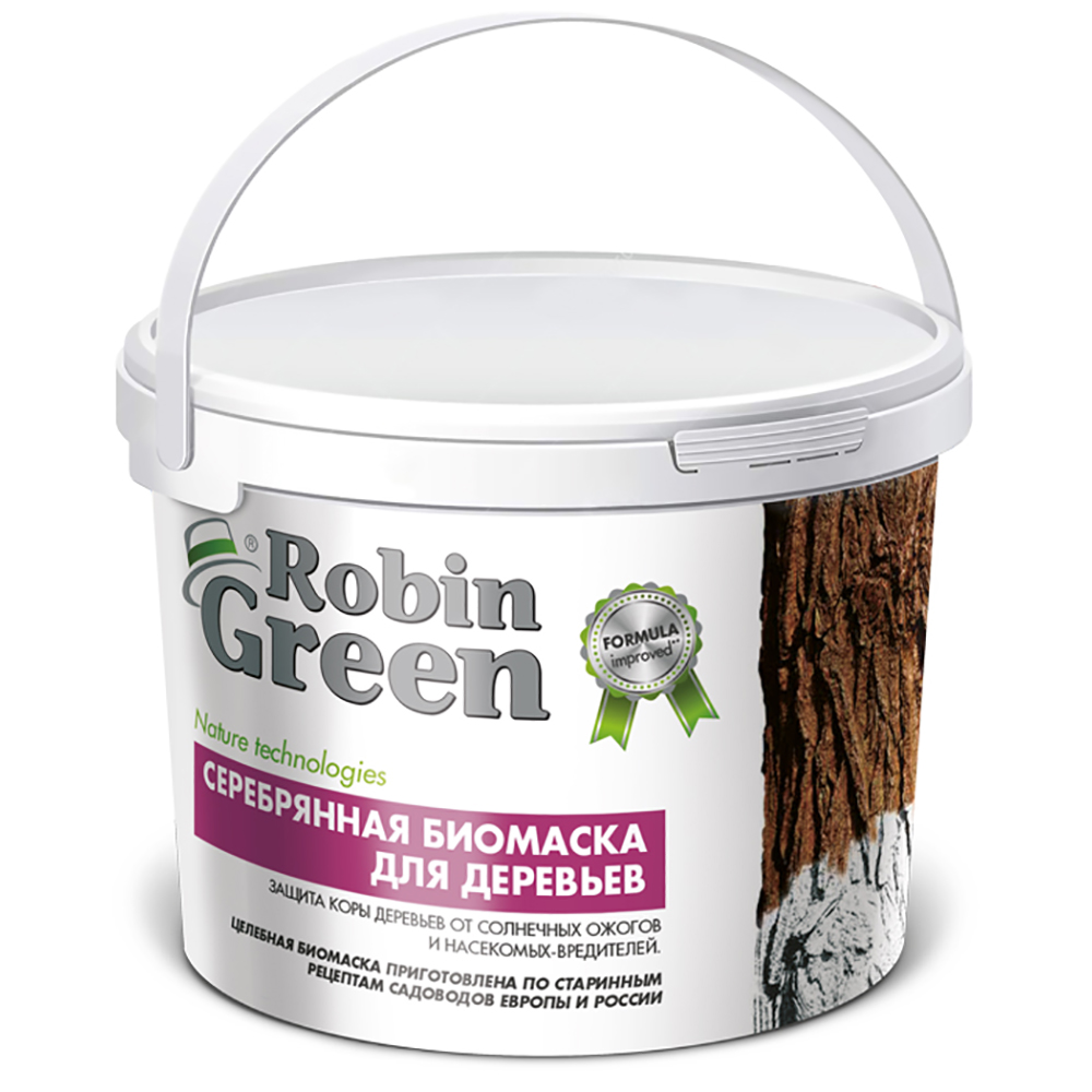 Побелка Robin Green Серебряная биомаска 3,5кг