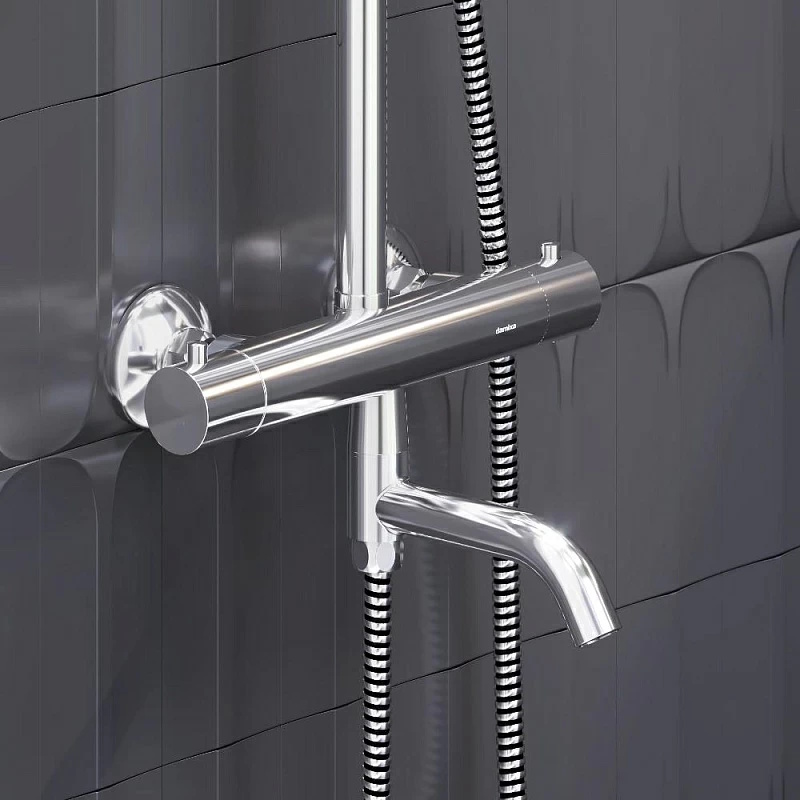 Душ система AMPM Jupiter с термостатом 977810000 Душ система AMPM Jupiter с термостатом 977810000