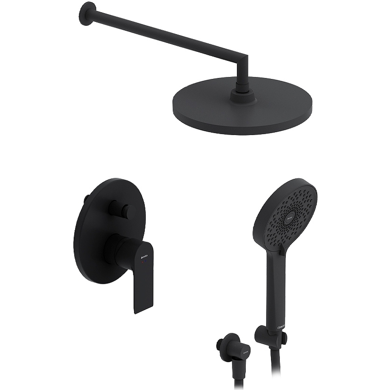 Душевая система Apollo 947520300 черная